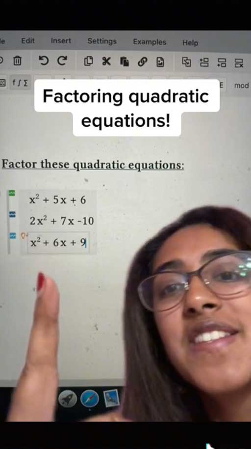 Melodies for Math Influencer on TikTok and YouTube