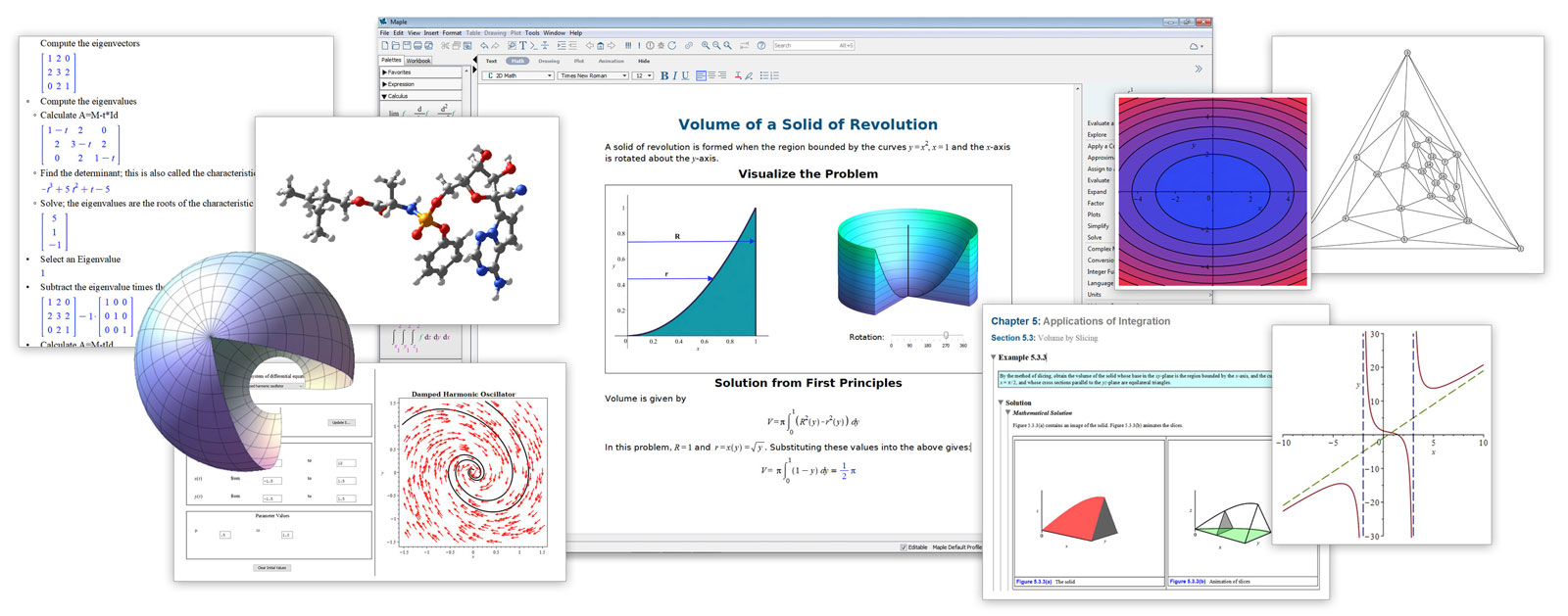 Collection of Maple 2021 Screenshots