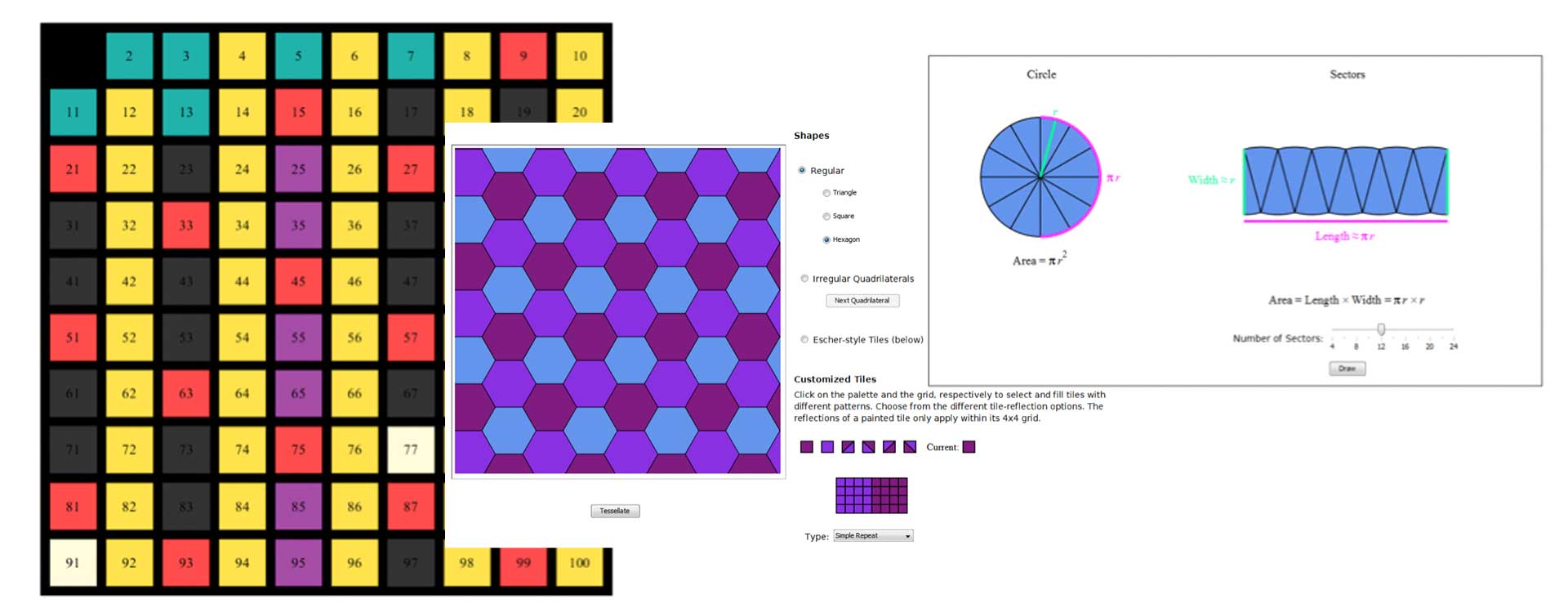 New Math Apps, Applications, and Examples