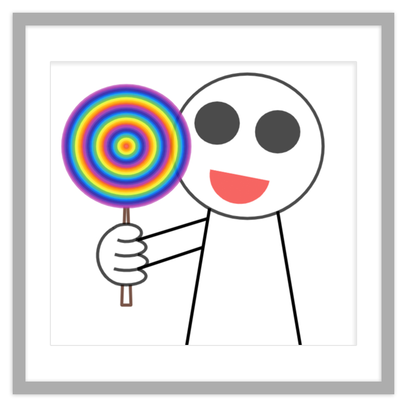 Rainbow Lollipop