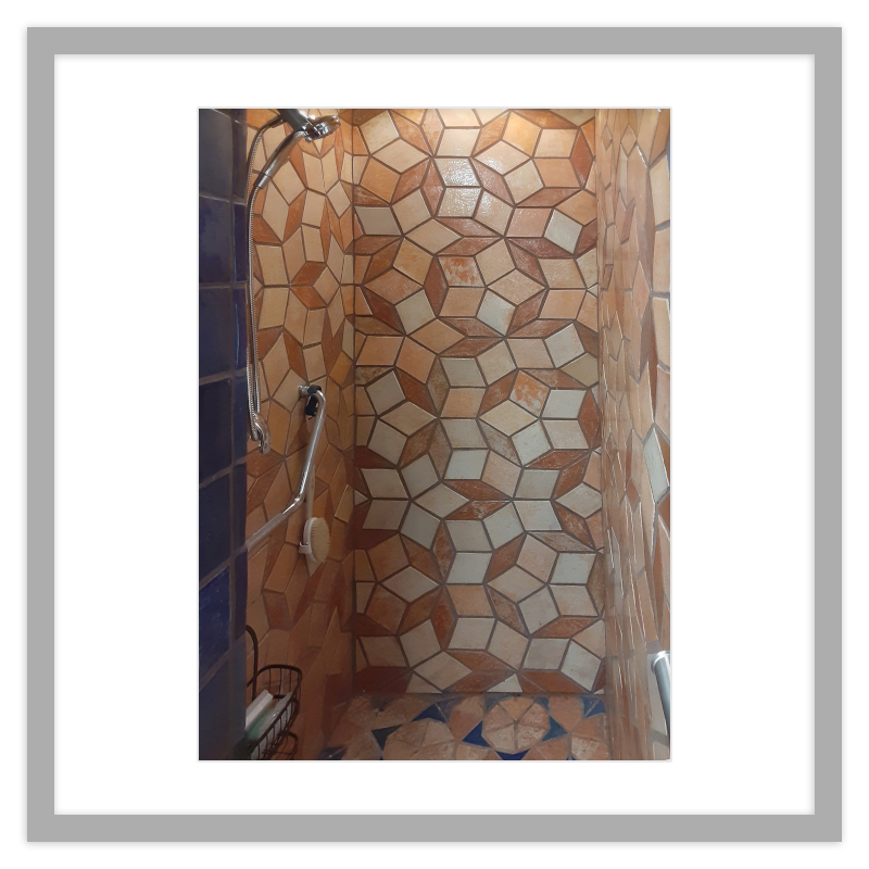 A Penrose Tiled Shower