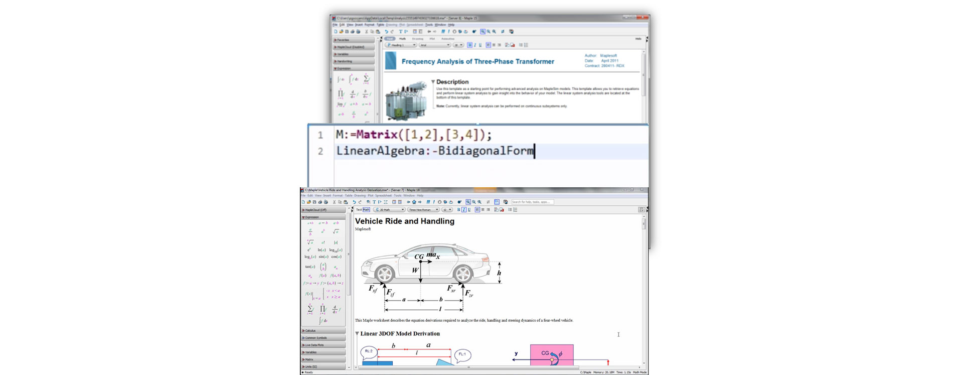 Full range of documentation features in Maple