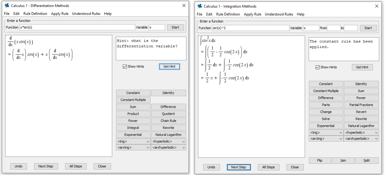 Example: Practicing Differentiation and Integration