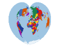 Display Different World Map Projections