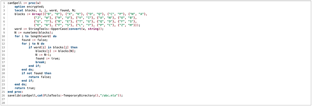 Embedded component