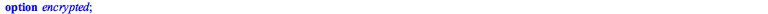 proc (w) local blocks, i, j, word, found, N; option encrypted; blocks := Array([{