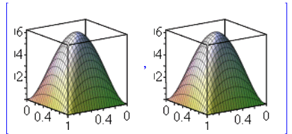 [INTERFACE_PLOT3D(GRID(0. .. 1., 0. .. 1., Array(1..49, 1..49, {(1, 1) = .0, (1, 2) = .0, (1, 3) = .0, (1, 4) = .0, (1, 5) = .0, (1, 6) = .0, (1, 7) = .0, (1, 8) = .0, (1, 9) = .0, (1, 10) = .0, (1, 1...