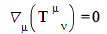 `▿`[mu](Tau[`~mu`, nu]) = 0