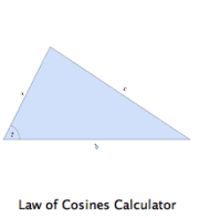 Law of Cosines Calculator