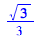 `+`(`*`(`/`(1, 3), `*`(`^`(3, `/`(1, 2)))))