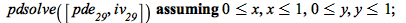 `assuming`([pdsolve([pde__29, iv__29])], [`<=`(0, x), `<=`(x, 1), `<=`(0, y), `<=`(y, 1)]); 1