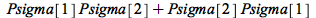 `+`(`*`(2, `*`(Psigma[1], `*`(Psigma[2]))))