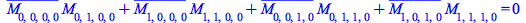 `+`(`*`(conjugate(M[0, 0, 0, 0]), `*`(M[0, 1, 0, 0])), `*`(conjugate(M[1, 0, 0, 0]), `*`(M[1, 1, 0, 0])), `*`(conjugate(M[0, 0, 1, 0]), `*`(M[0, 1, 1, 0])), `*`(conjugate(M[1, 0, 1, 0]), `*`(M[1, 1, 1...