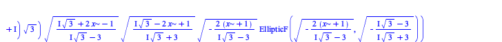 `+`(`/`(`*`(3912488, `*`(`^`(`*`(`+`(`*`(`^`(x, 3)), 1), `*`(`^`(`+`(`-`(x), `-`(1), `*`(`^`(3, `/`(1, 2)))), 2))), `/`(1, 2)), `*`(`+`(`*`(`^`(`/`(`*`(`+`(`*`(I, `*`(`^`(3, `/`(1, 2)))), `*`(2, `*`(x...