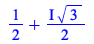 `+`(`/`(1, 2), `*`(`*`(`/`(1, 2), `*`(I)), `*`(`^`(3, `/`(1, 2)))))