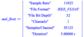 Typesetting:-mprintslash([aud_float := MATRIX([[