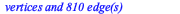 Typesetting:-mprintslash([G := `Graph 15: an undirected unweighted graph with 81 vertices and 810 edge(s)`], [GRAPHLN(undirected, unweighted, [1, 2, 3, 4, 5, 6, 7, 8, 9, 10, 11, 12, 13, 14, 15, 16, 17...