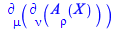 Typesetting:-mprintslash([Physics:-d_[mu](Physics:-d_[nu](A[rho](X), [X]), [X])], [Physics:-d_[mu](Physics:-d_[nu](A[rho](X), [X]), [X])])