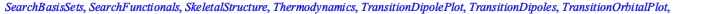 [AOLabels, ActiveSpaceCI, ActiveSpaceSCF, AtomicData, BondAngles, BondDistances, Charges, ChargesPlot, CorrelationEnergy, CoupledCluster, DensityFunctional, DensityPlot3D, Dipole, DipolePlot, Energy, ...