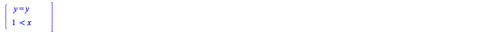 [PIECEWISE([y = y, ``], [`<`(x, -1), ``]), PIECEWISE([`<`(y, 0), ``], [x = -1, ``]), PIECEWISE([y = 0, ``], [x = -1, ``]), PIECEWISE([`<`(0, y), ``], [x = -1, ``]), PIECEWISE([`<`(y, `+`(`-`(`*`(`^`(`...