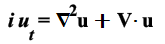 `*`(i, `*`(u[t])) = `+`(Typesetting:-delayLaplacian(u), `*`(V, `*`(u))); 