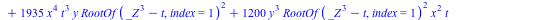 `+`(`*`(21204, `*`(`^`(x, 3), `*`(y, `*`(t)))), `*`(1462, `*`(`^`(y, 3), `*`(RootOf(`+`(`*`(`^`(_Z, 2)), `-`(2)), index = 1), `*`(x, `*`(`^`(RootOf(`+`(`*`(`^`(_Z, 3)), `-`(t)), index = 1), 2), `*`(t)...