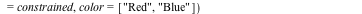 implicitplot([h1, h2], x = -1.5 .. 1.5, z = -1.5 .. 1.5, gridrefine = 3, scaling = constrained, color = [