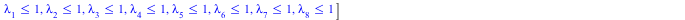 sys := [x = `+`(lambda[5], lambda[6], lambda[7], lambda[8]), y = `+`(lambda[3], lambda[4], lambda[7], lambda[8]), z = `+`(lambda[2], lambda[4], lambda[6], lambda[8]), `+`(lambda[1], lambda[2], lambda[...