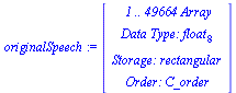 originalSpeech := Vector[column](%id = 4524921794)