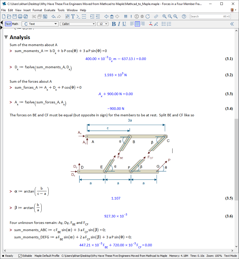 Frame Analysis