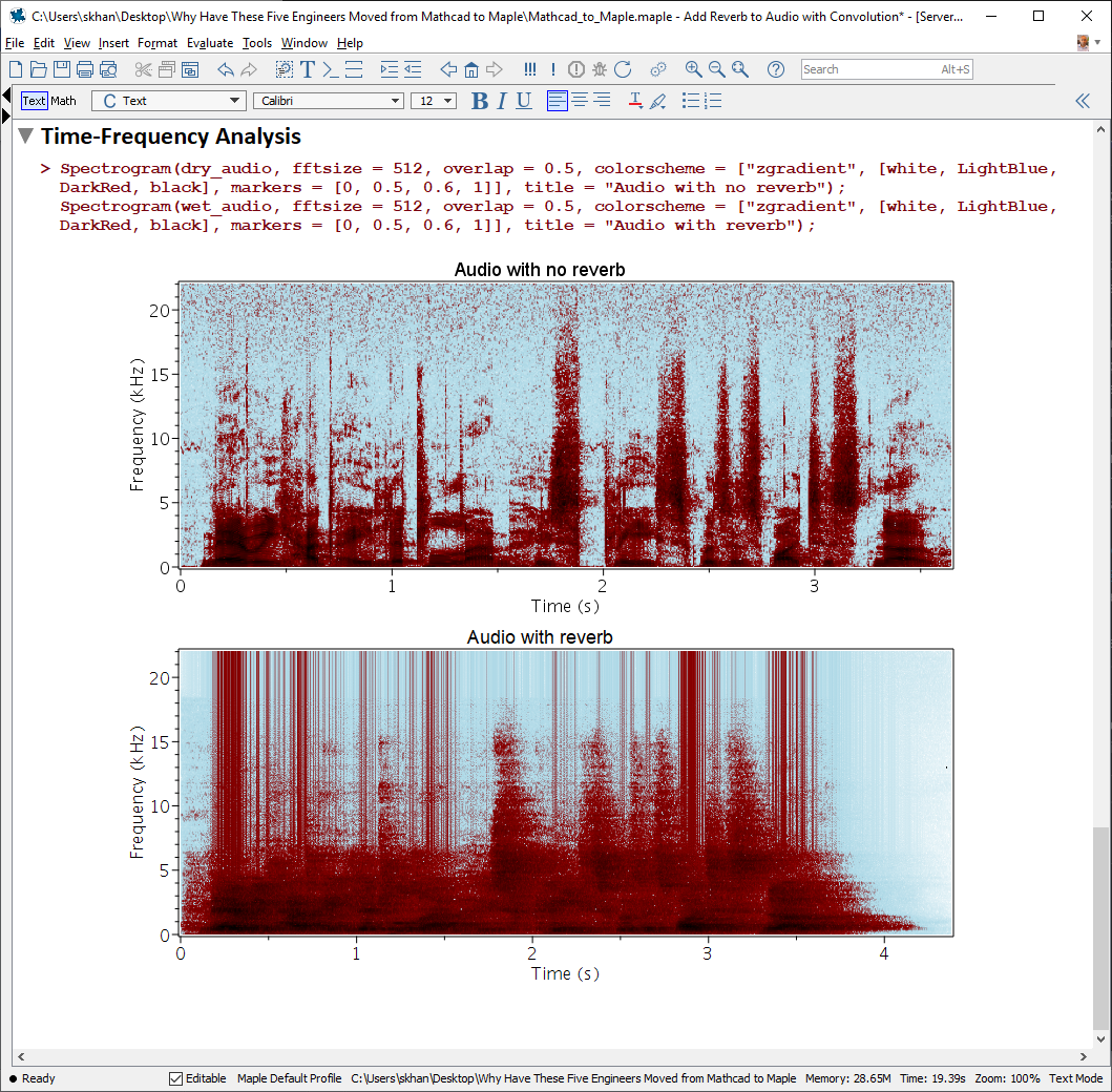 Adding Reverb to Audio with Convolution