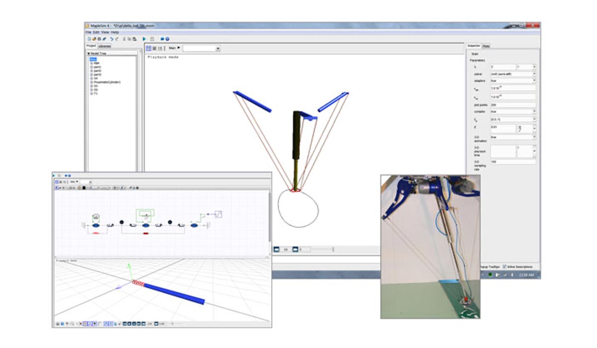 DeltaBot pick-and-place robotics